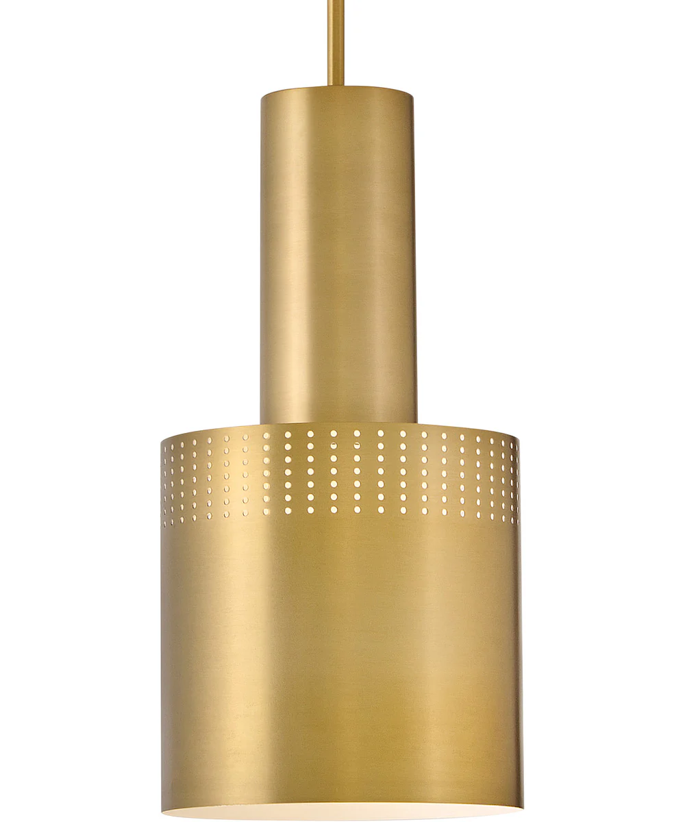 Casey 1-Light Small Pendant in Lacquered Brass - Image 5
