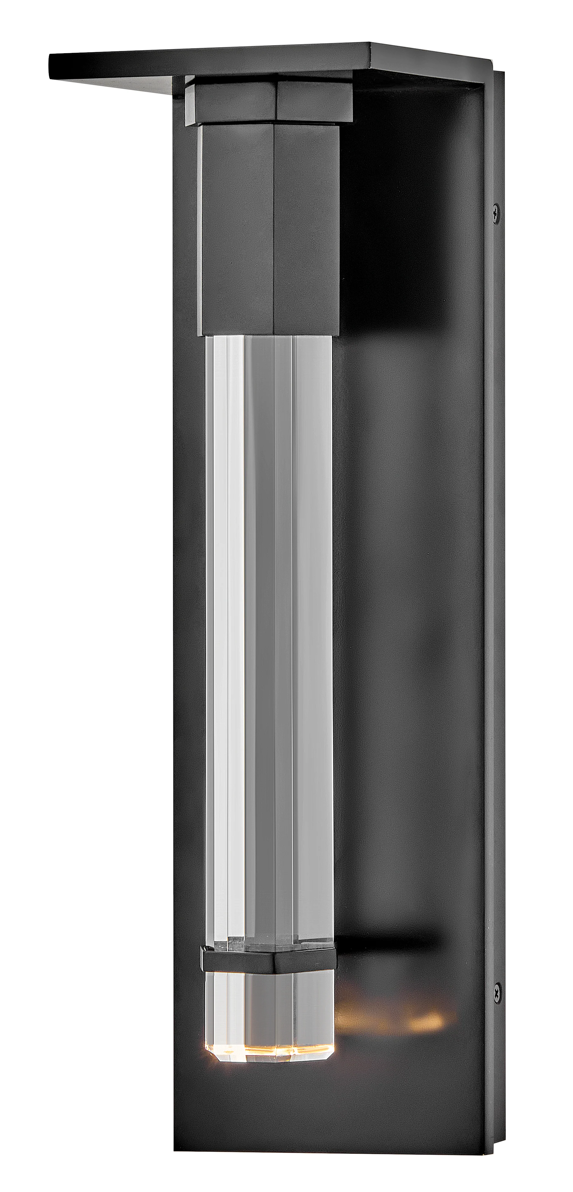 Cecily LED-Light Medium Wall Mount Lantern in Black