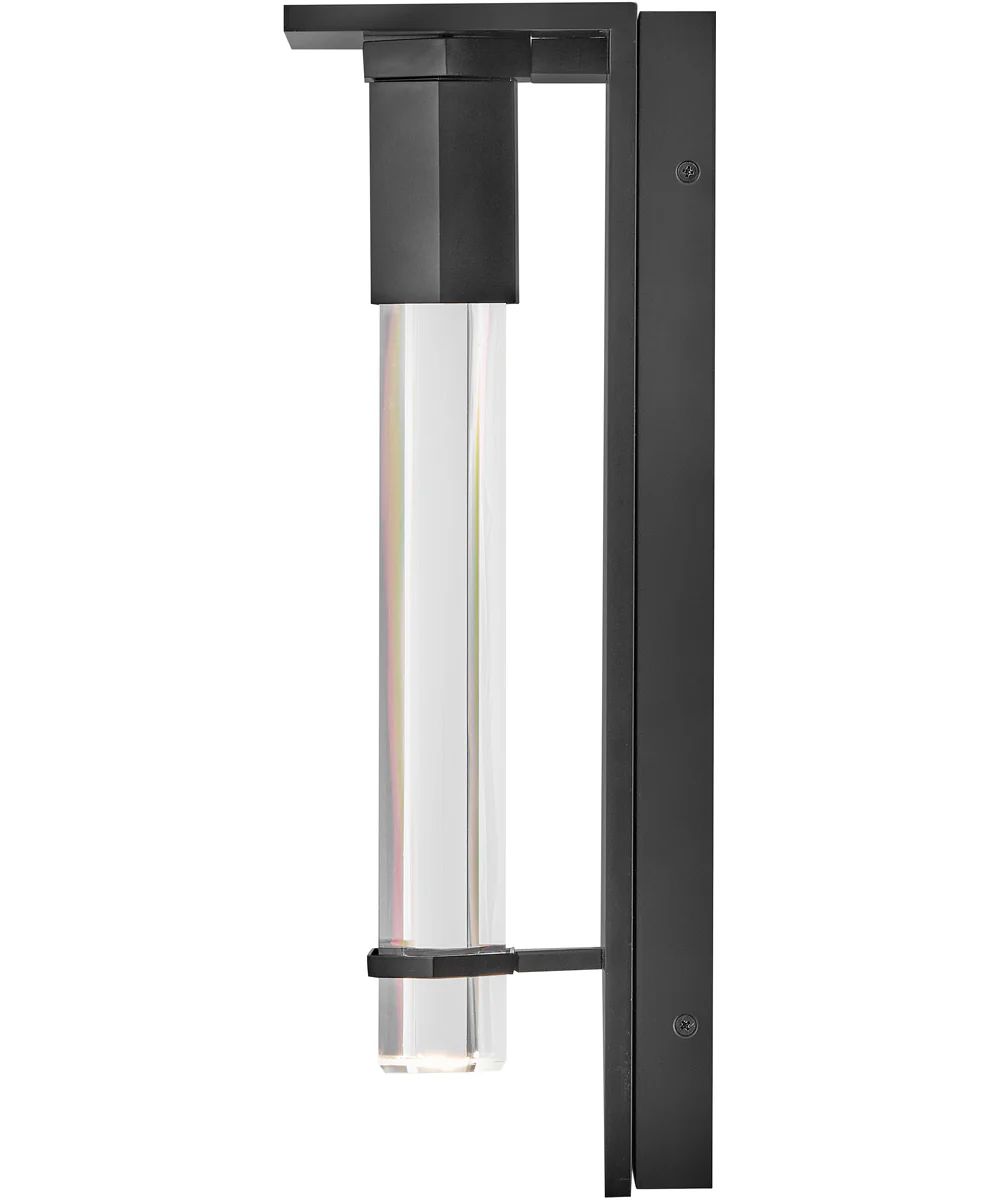 Cecily LED-Light Medium Wall Mount Lantern in Black - Image 4