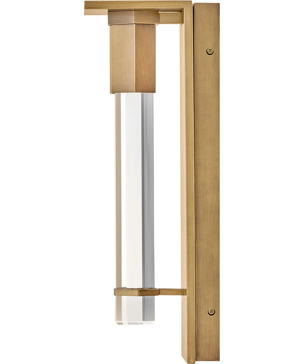 Cecily LED-Light Medium Wall Mount Lantern in Heritage Brass - Image 4