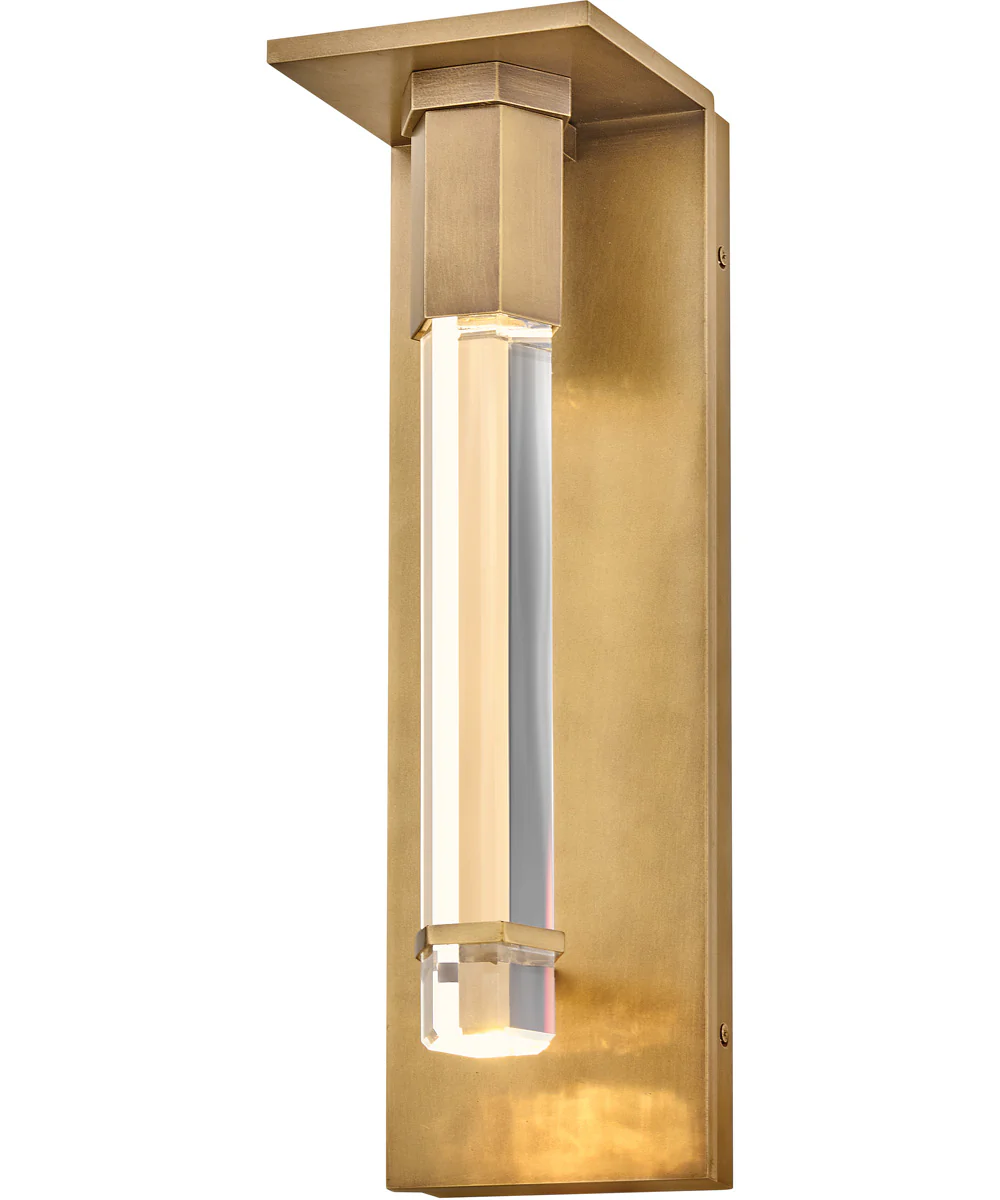 Cecily LED-Light Medium Wall Mount Lantern in Heritage Brass - Image 5