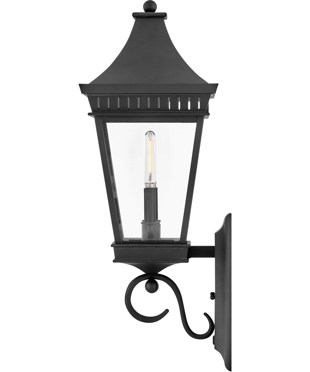 Chapel Hill 2-Light Large Wall Mount Lantern in Museum Black - Image 3