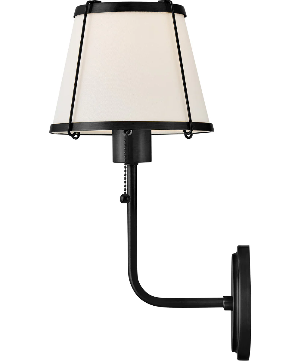 Clarke 1-Light Medium Single Light Sconce in Black - Image 5