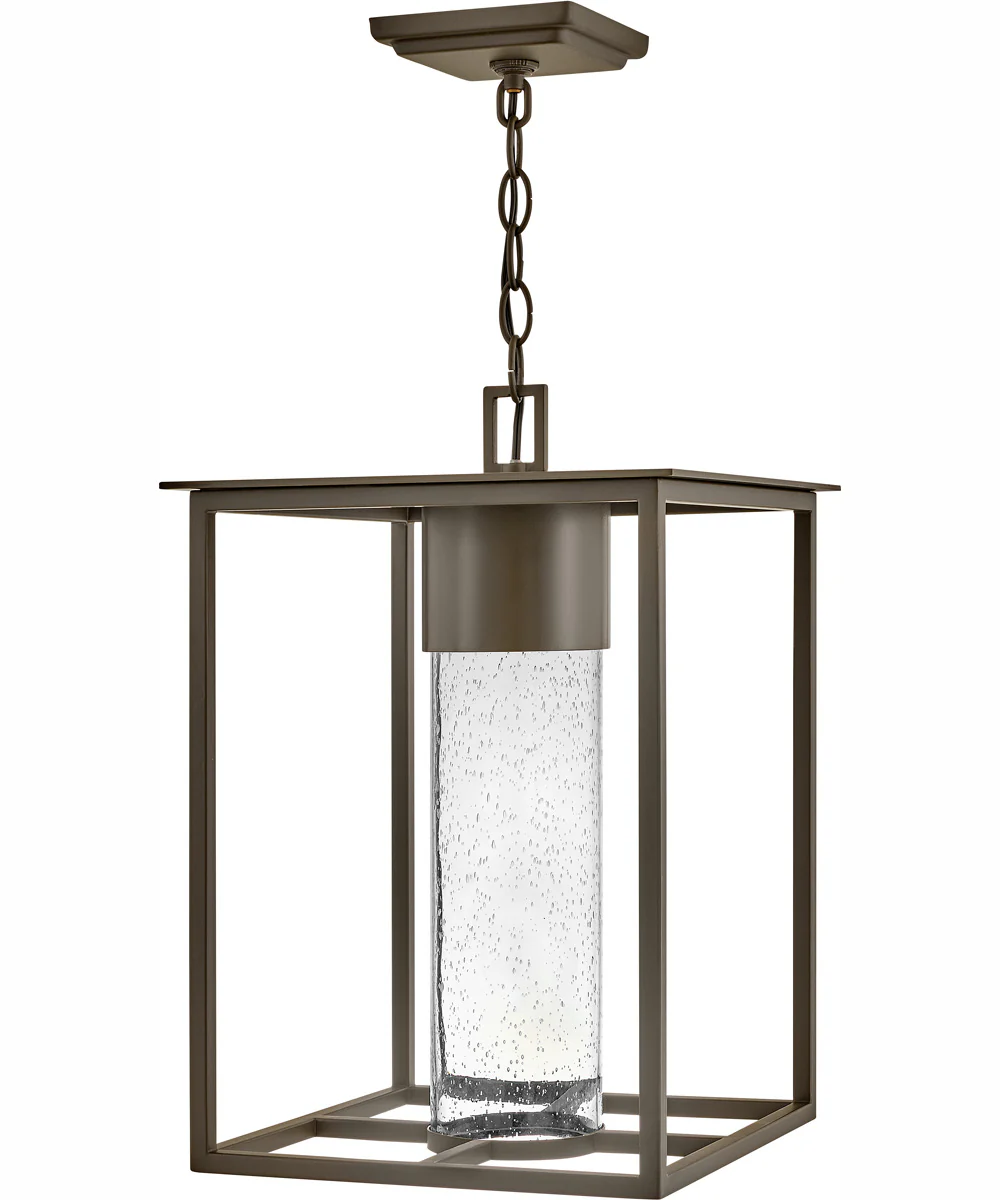 Coen Coastal Elements 1-Light Large Hanging Lantern in Oil Rubbed Bronze - Image 2