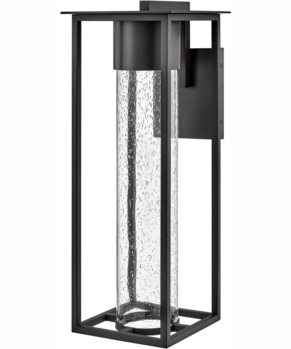 Coen Coastal Elements 1-Light Large Wall Mount Lantern in Black - Image 2