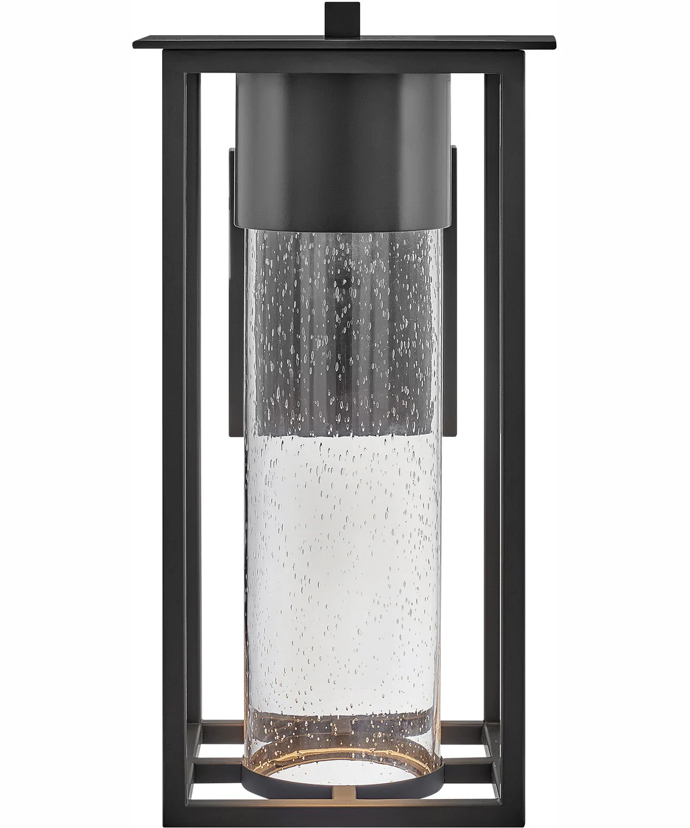 Coen Coastal Elements 1-Light Medium Wall Mount Lantern in Black - Image 3