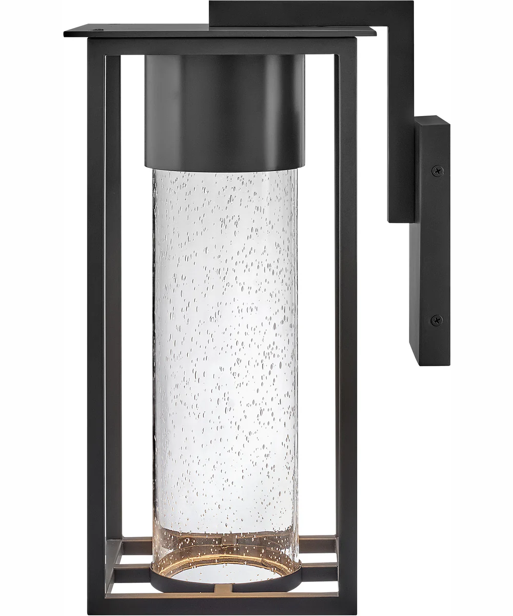 Coen Coastal Elements 1-Light Medium Wall Mount Lantern in Black - Image 4