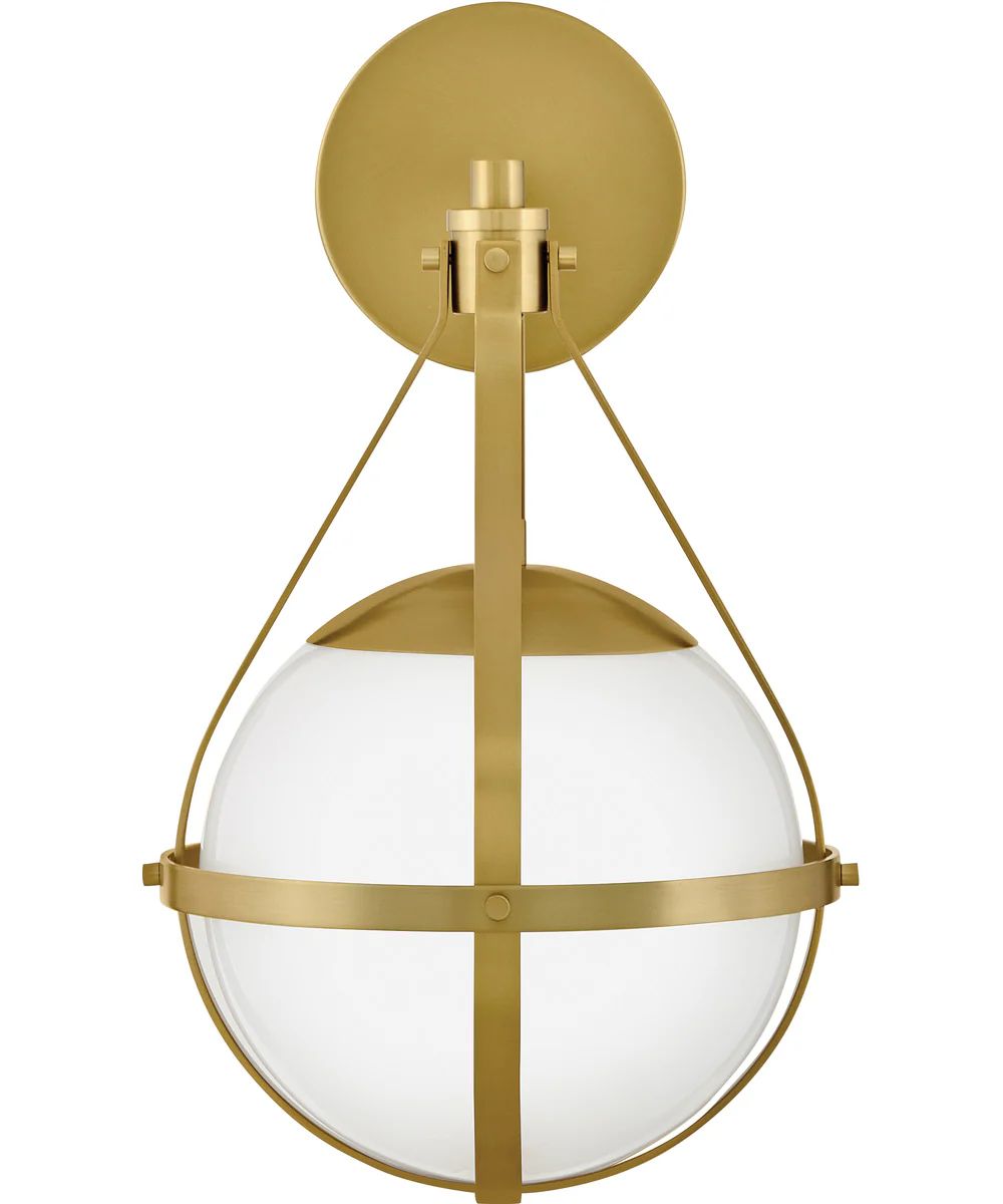 Colby 1-Light Small Single Light Sconce in Lacquered Brass - Image 4