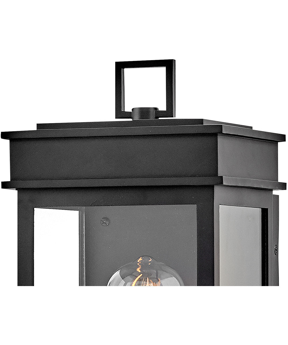 Cole 1-Light Medium Wall Mount Lantern in Black - Image 6