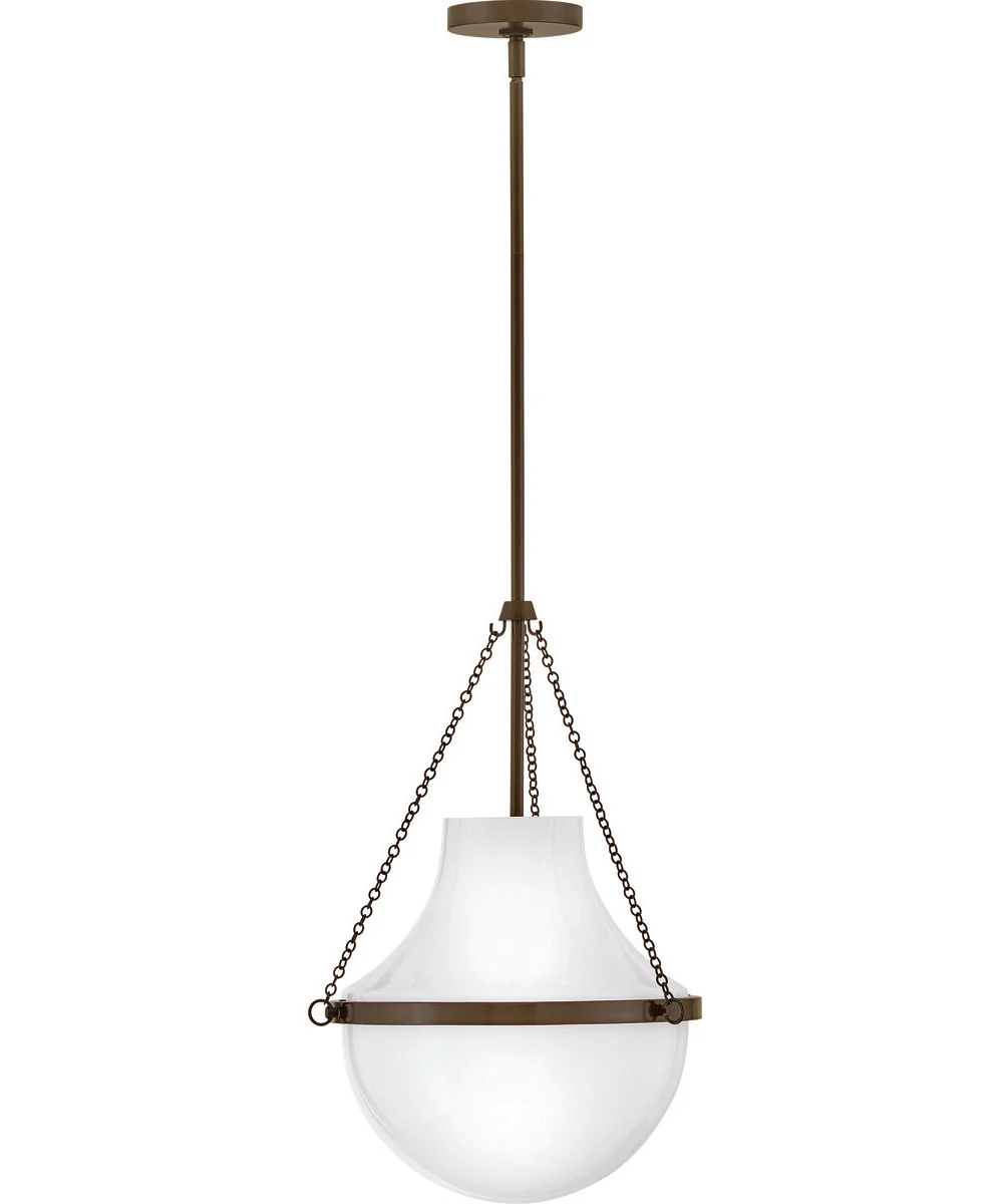 Collins 1-Light Medium Pendant in Heritage Bronze - Image 2