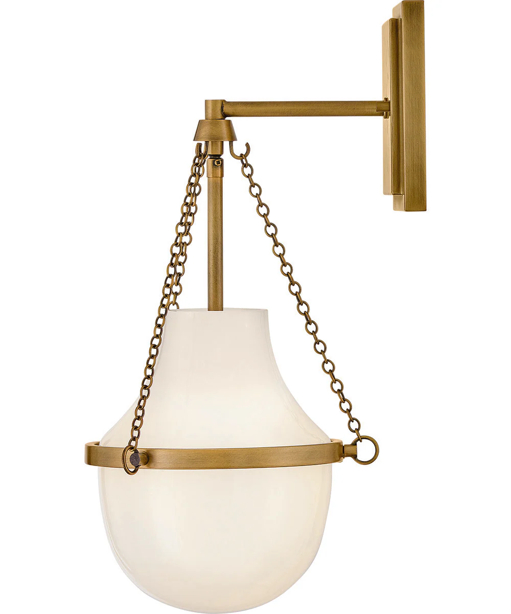 Collins 1-Light Medium Single Light Sconce in Heritage Brass - Image 5