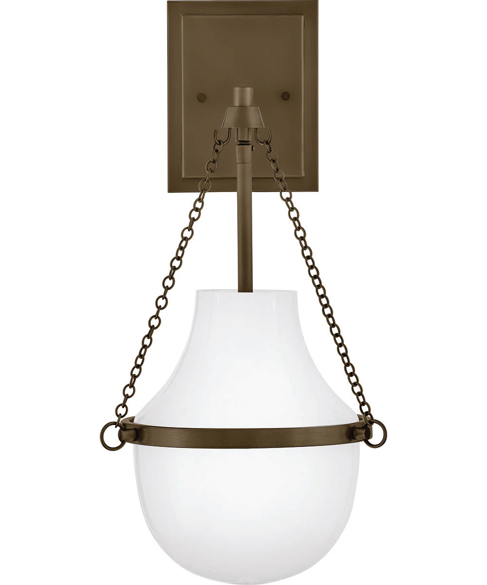 Collins 1-Light Medium Single Light Sconce in Heritage Bronze - Image 2