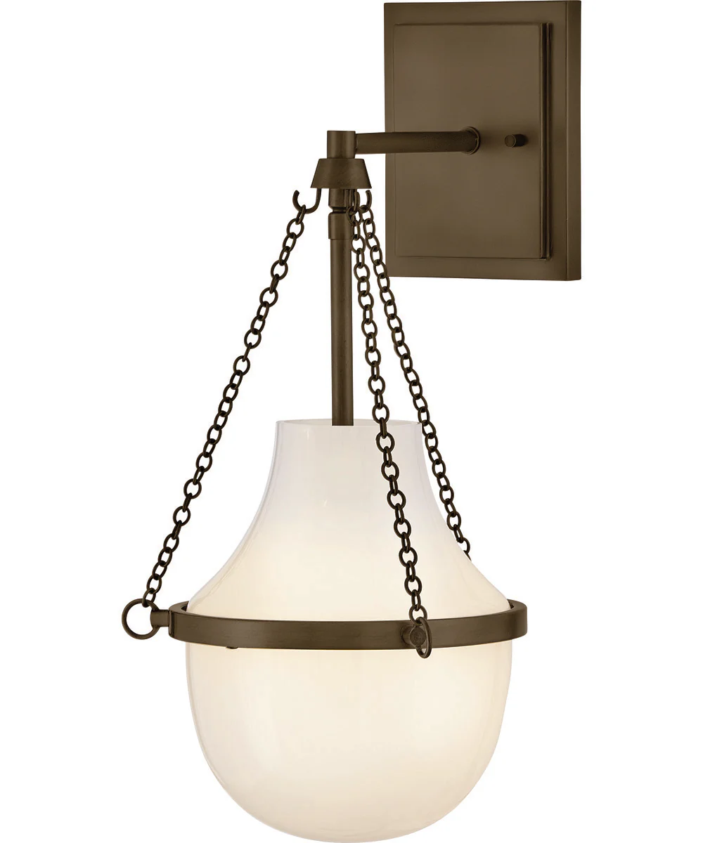 Collins 1-Light Medium Single Light Sconce in Heritage Bronze - Image 3