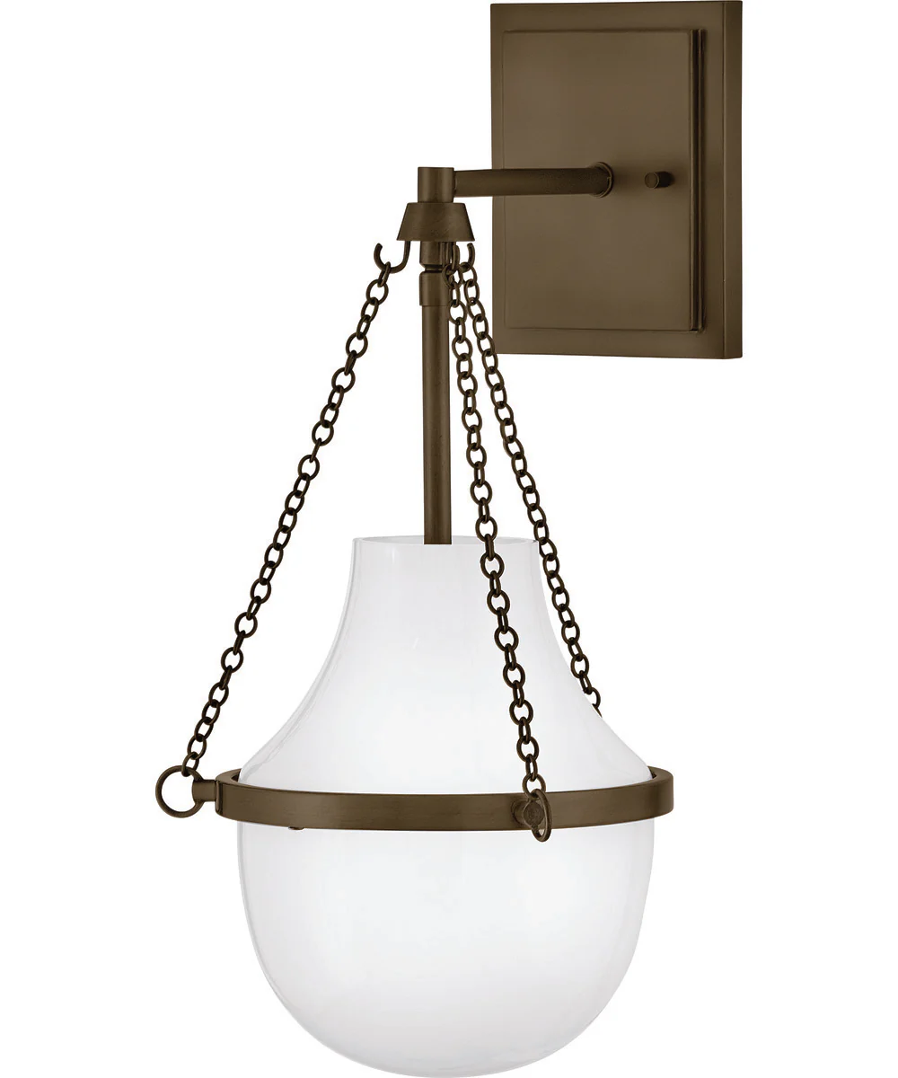 Collins 1-Light Medium Single Light Sconce in Heritage Bronze - Image 4