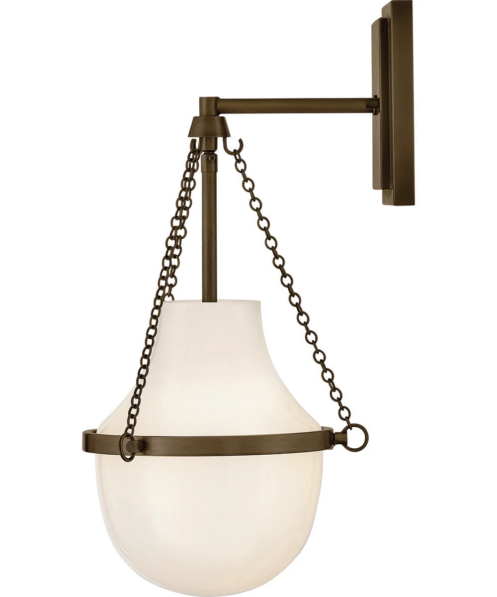 Collins 1-Light Medium Single Light Sconce in Heritage Bronze - Image 5