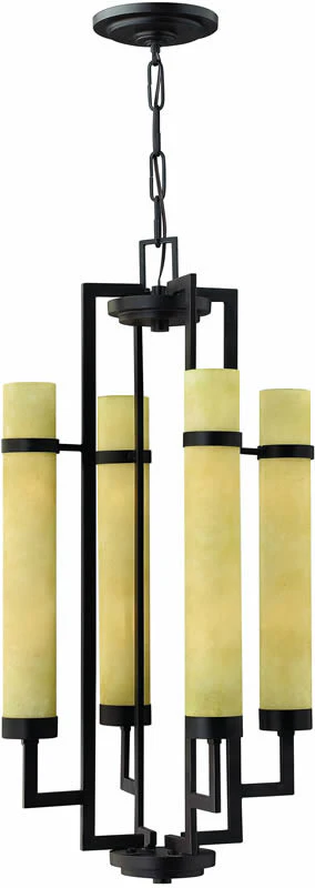 19"W Cordillera 8-Light Foyer Chandelier Rustic Iron