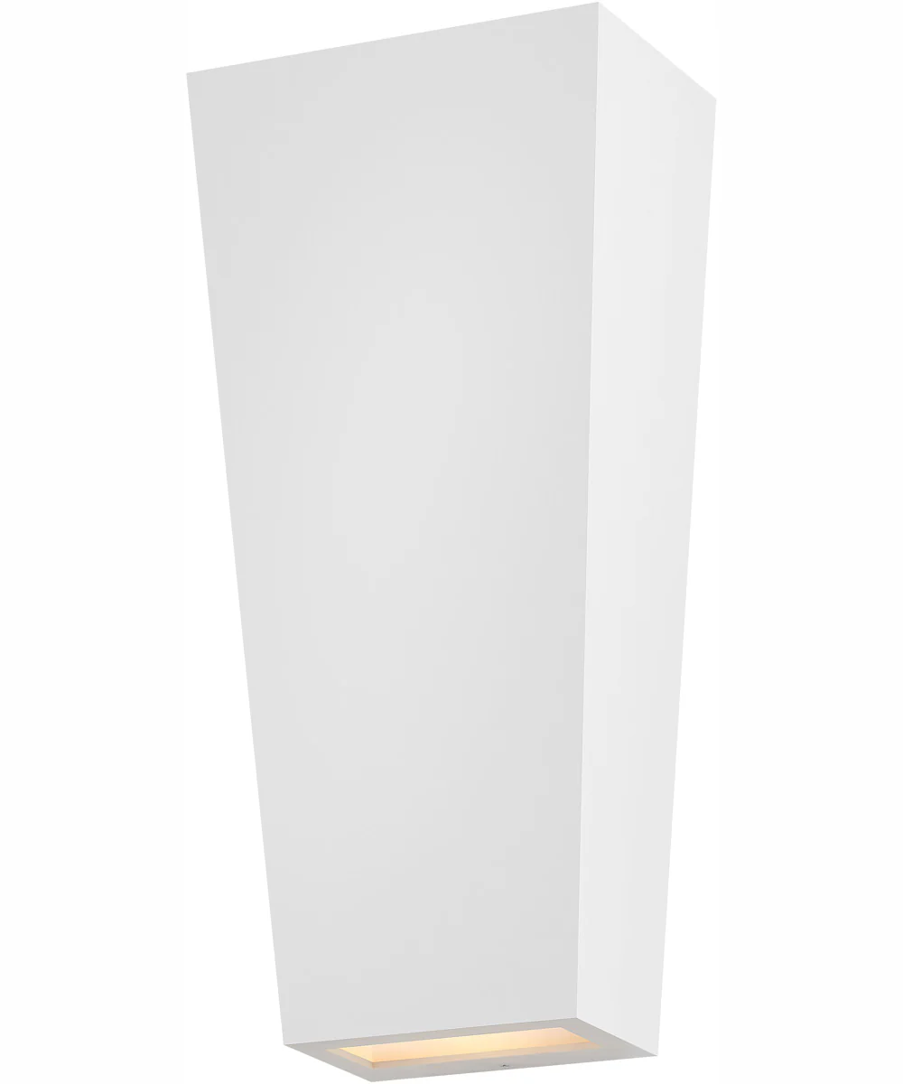 Cruz Coastal Elements 2-Light Large Wall Mount Lantern in Textured White