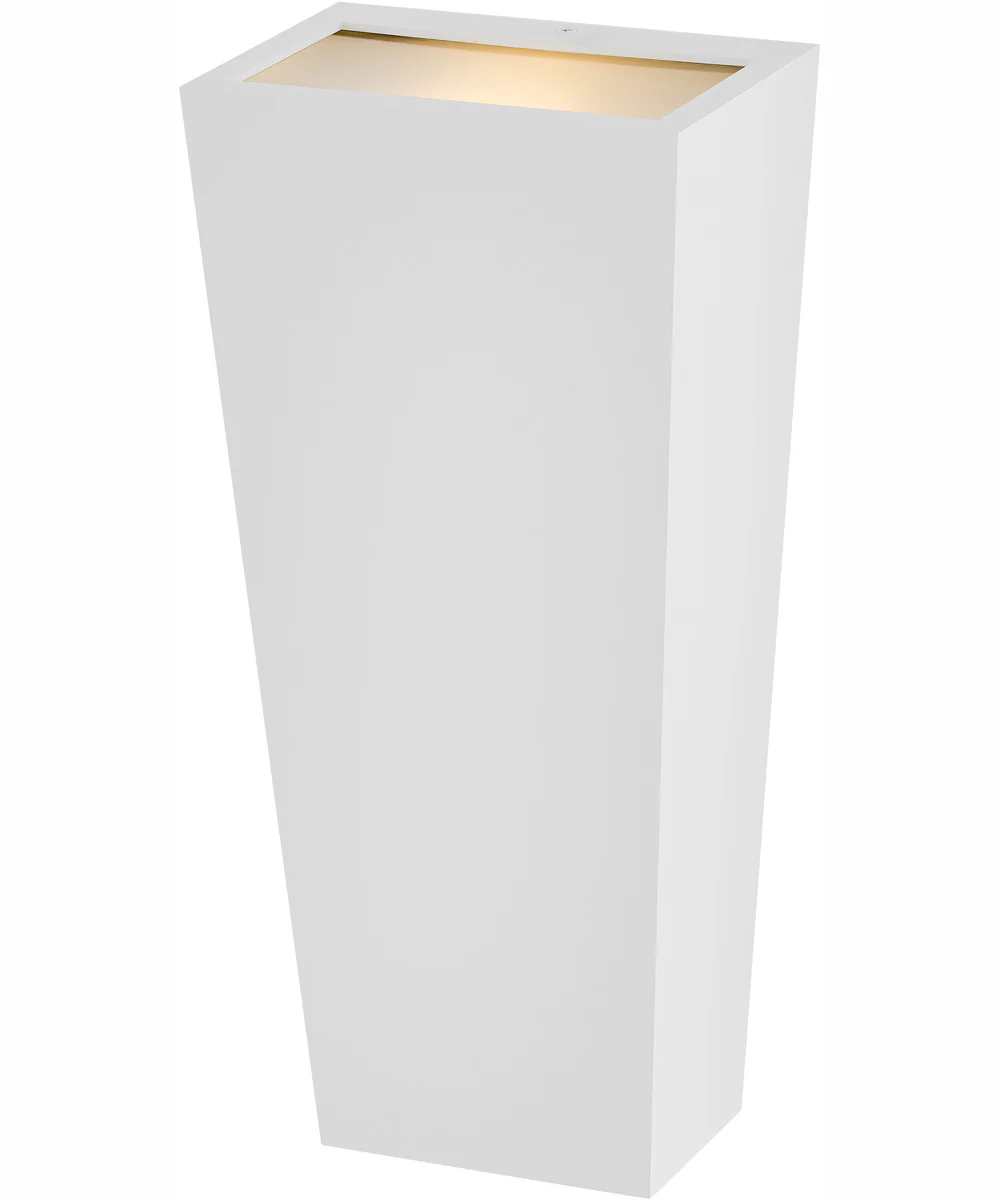 Cruz Coastal Elements 2-Light Large Wall Mount Lantern in Textured White - Image 4