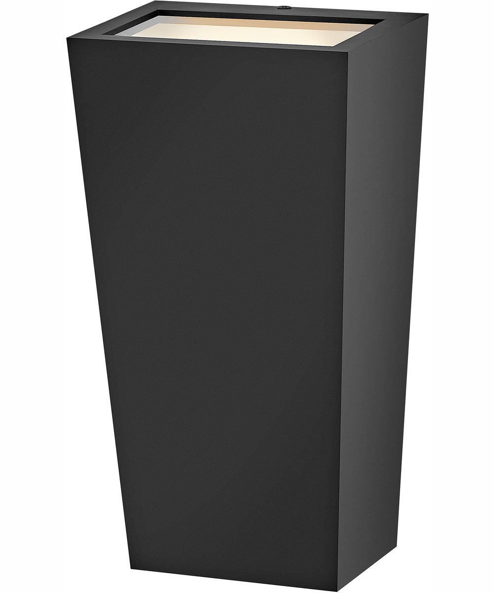 Cruz Coastal Elements  2-Light Small Wall Mount Lantern in Black - Image 4