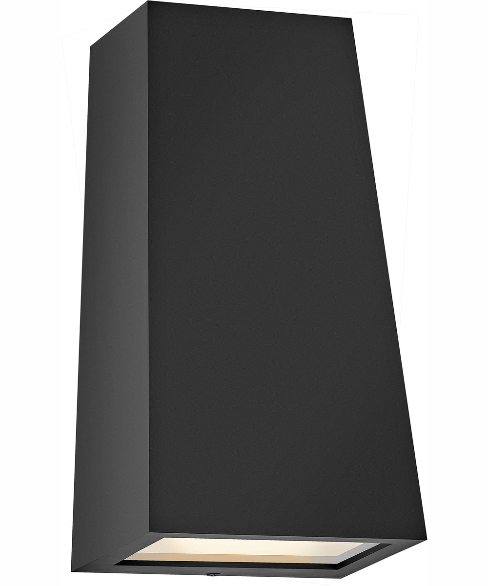 Cruz Coastal Elements  2-Light Small Wall Mount Lantern in Black - Image 6