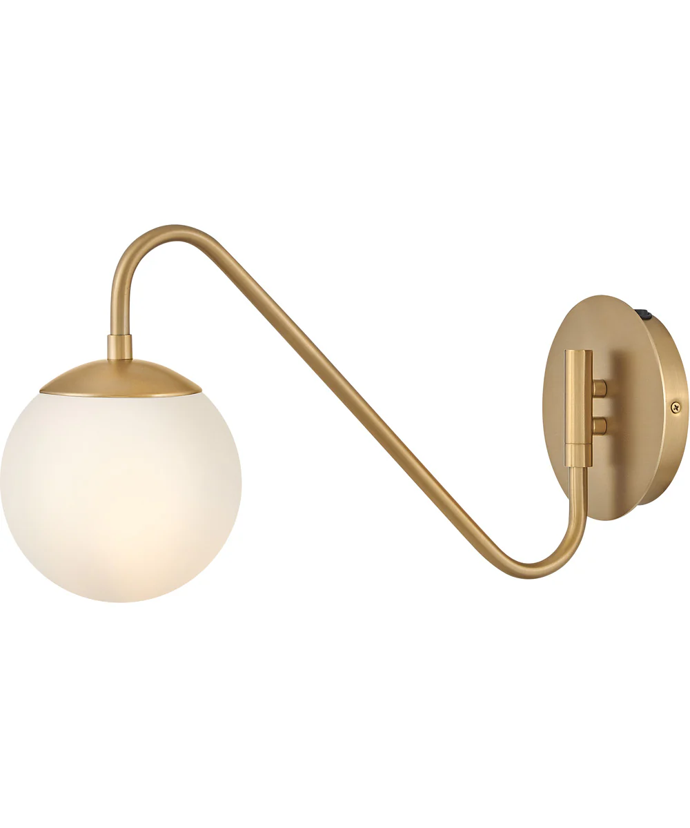 Dottie 1-Light Small Single Light Sconce in Lacquered Brass - Image 3