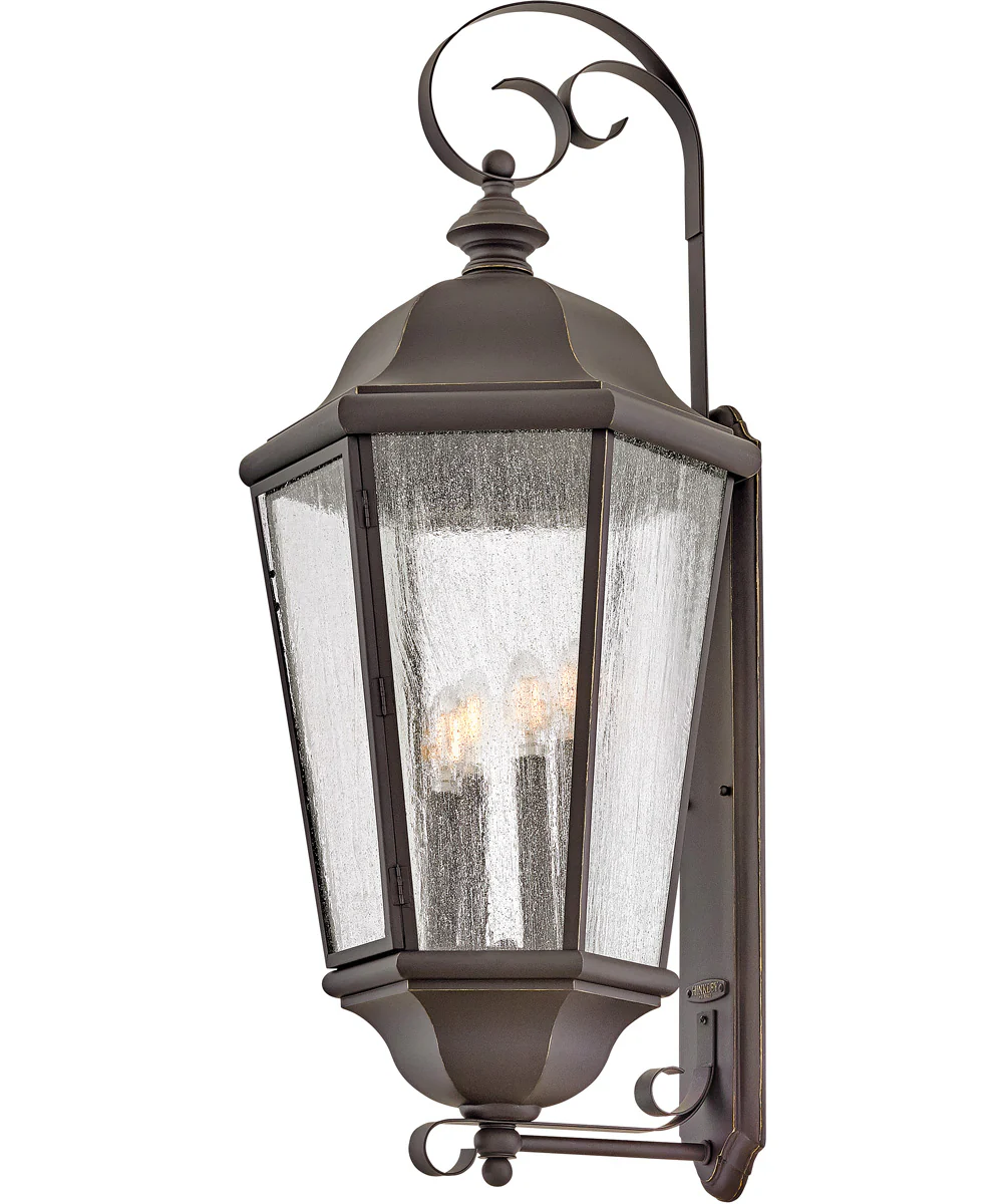Edgewater 4-Light Extra Large Wall Mount Lantern in Oil Rubbed Bronze - Image 4