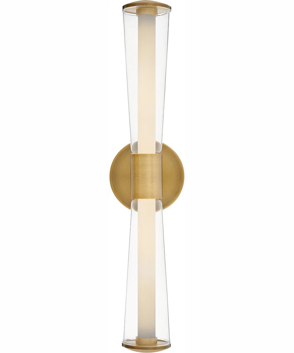 Elin LED-Light Medium LED Vanity in Lacquered Brass - Image 2