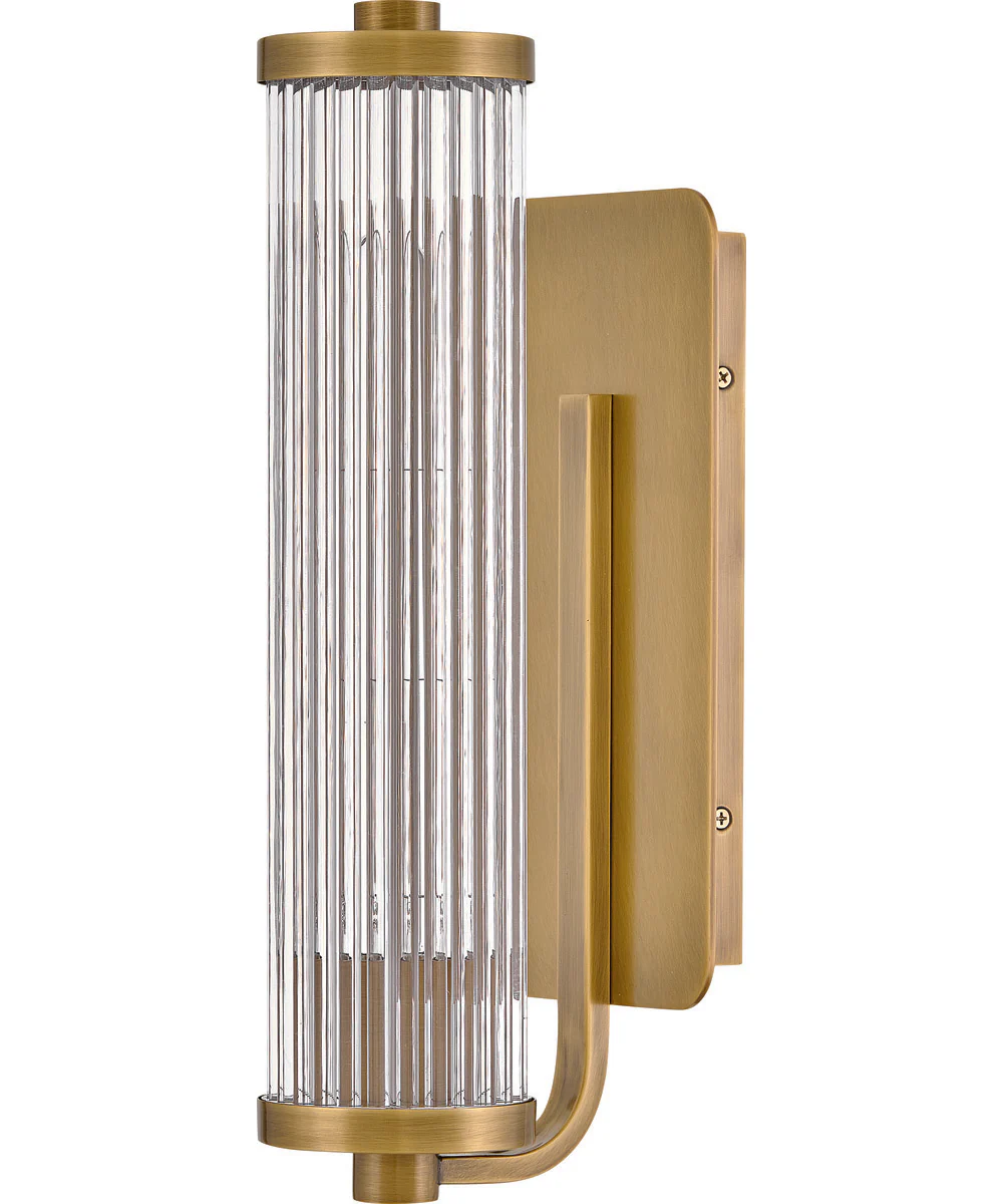 Ellery 1-Light Medium Single Light Sconce in Heritage Brass - Image 2