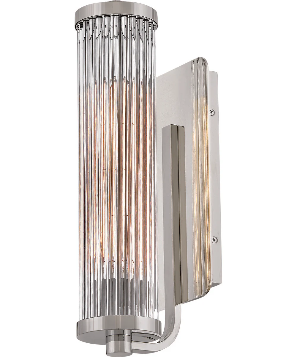 Ellery 1-Light Medium Single Light Sconce in Polished Nickel - Image 4