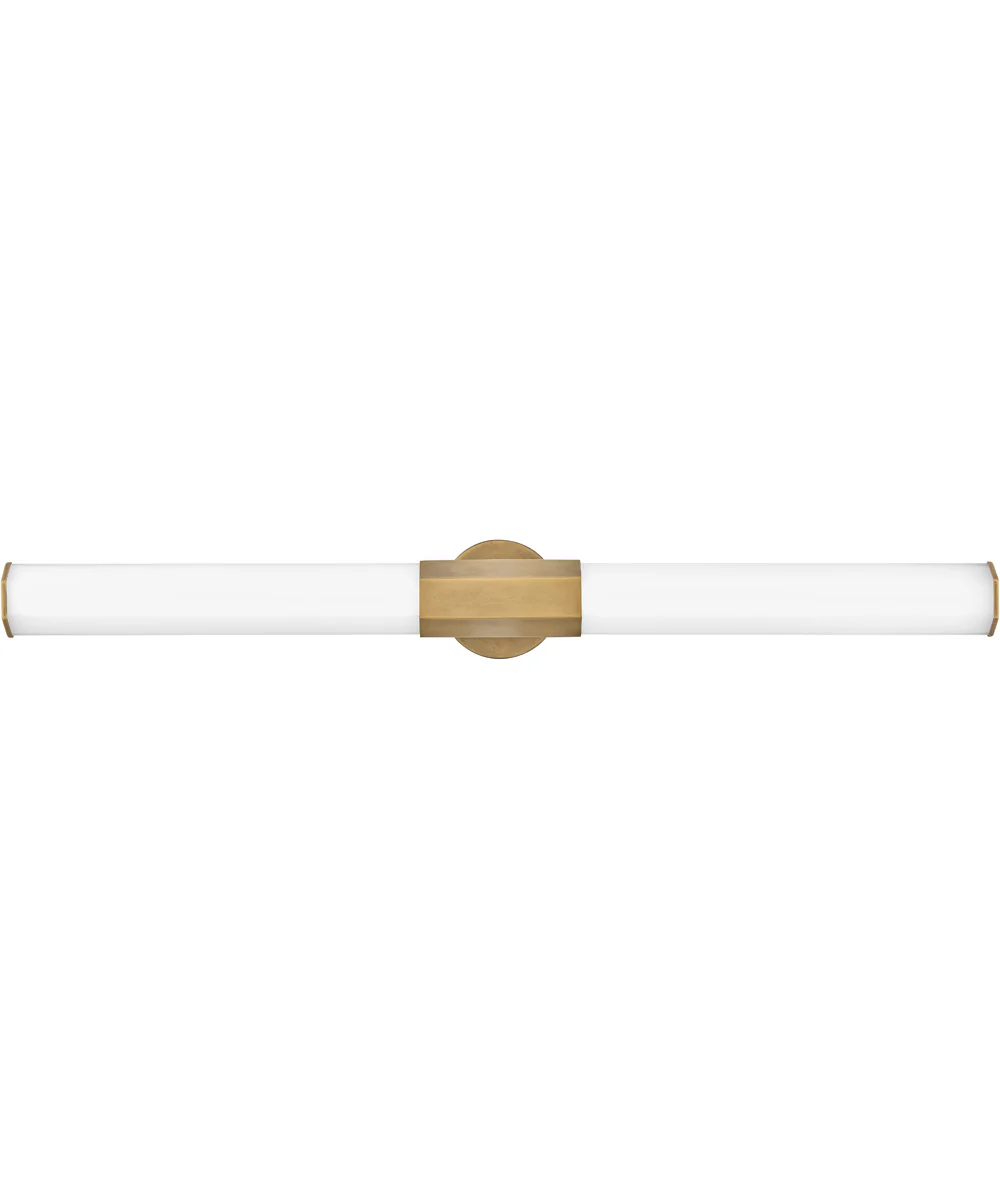 Facet LED-Light Extra Large LED Vanity in Heritage Brass - Image 2