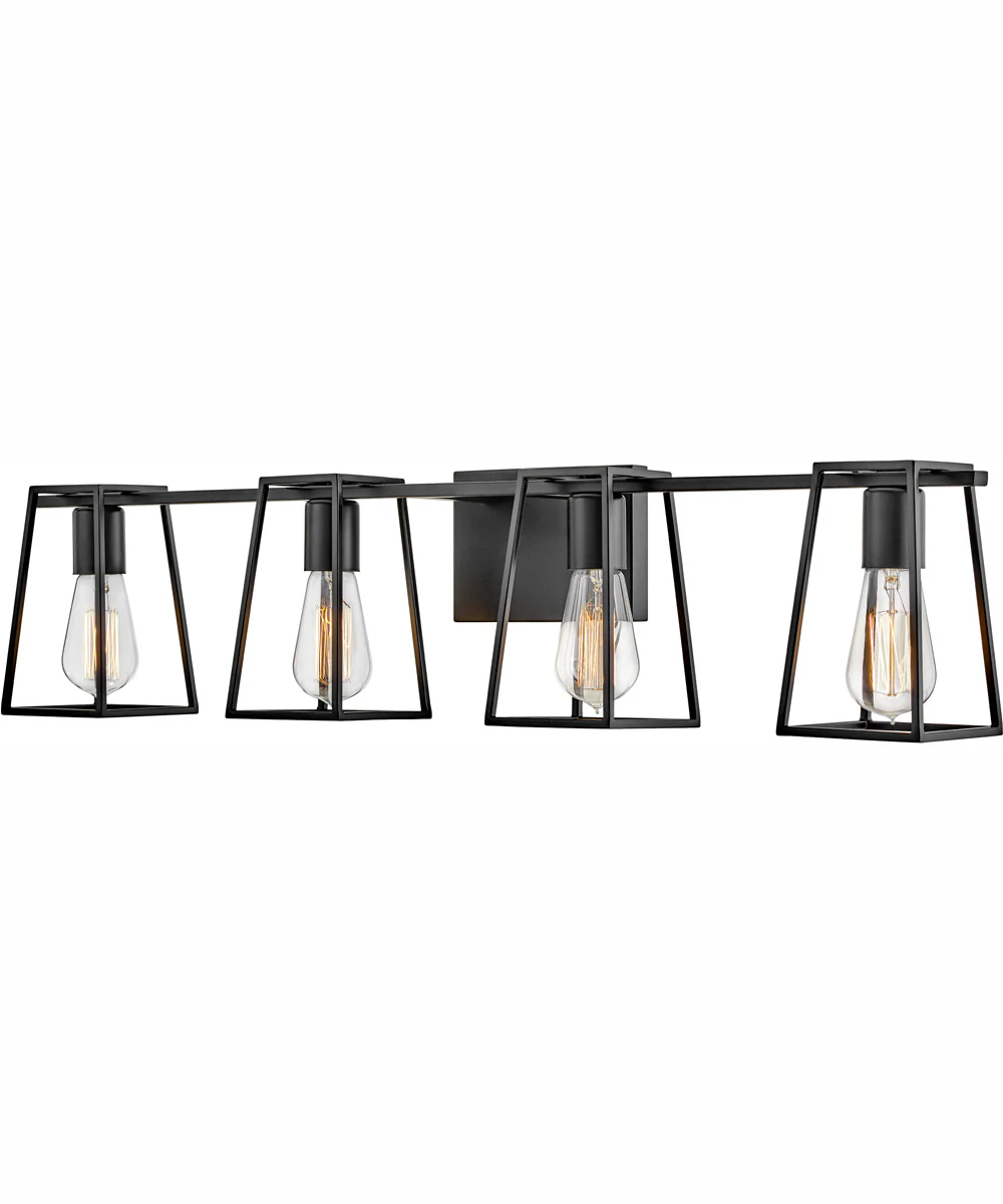 Filmore 4-Light Four Light Vanity in Black - Image 3