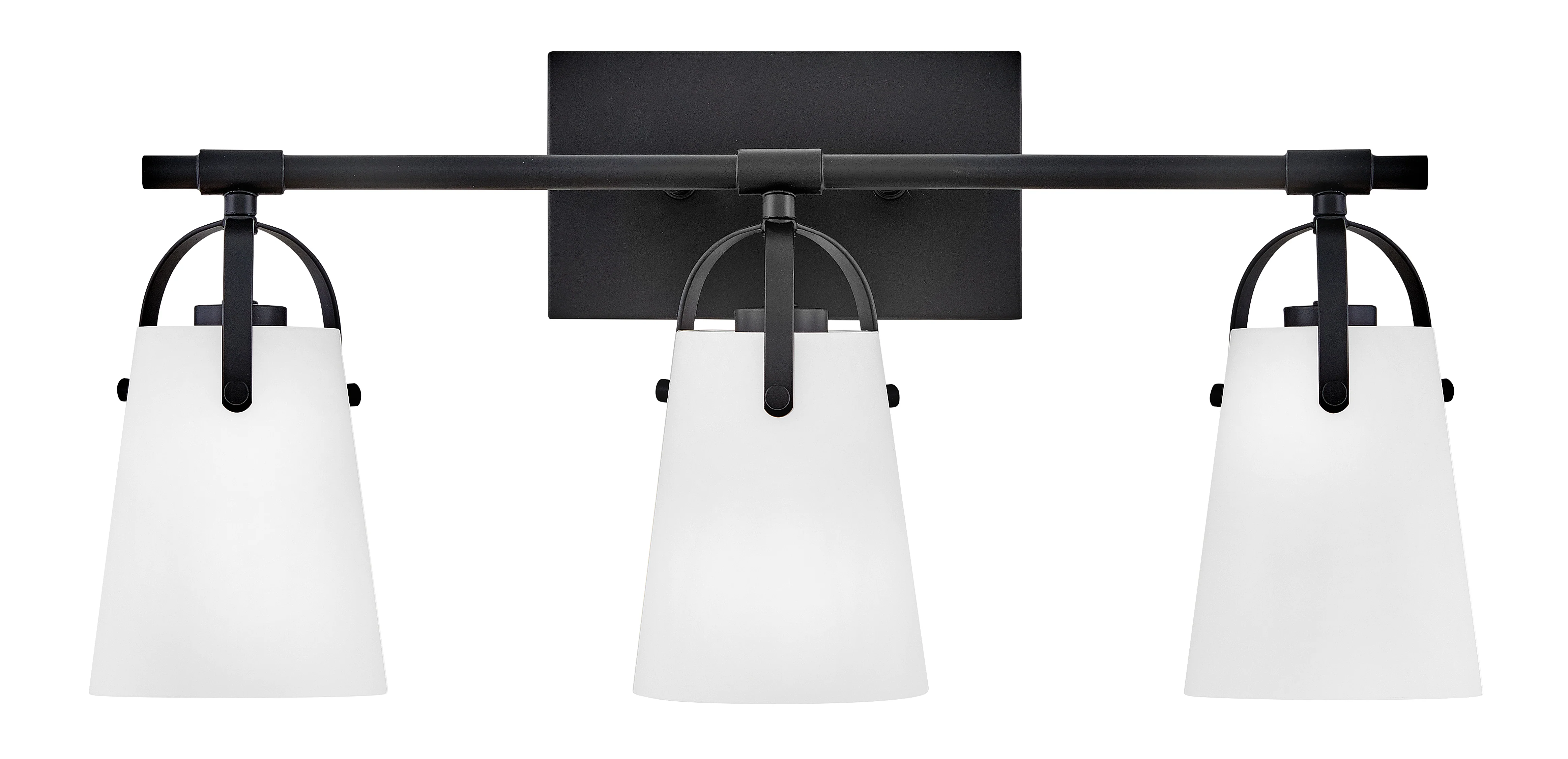 Foster 3-Light Medium Three Light Vanity in Black