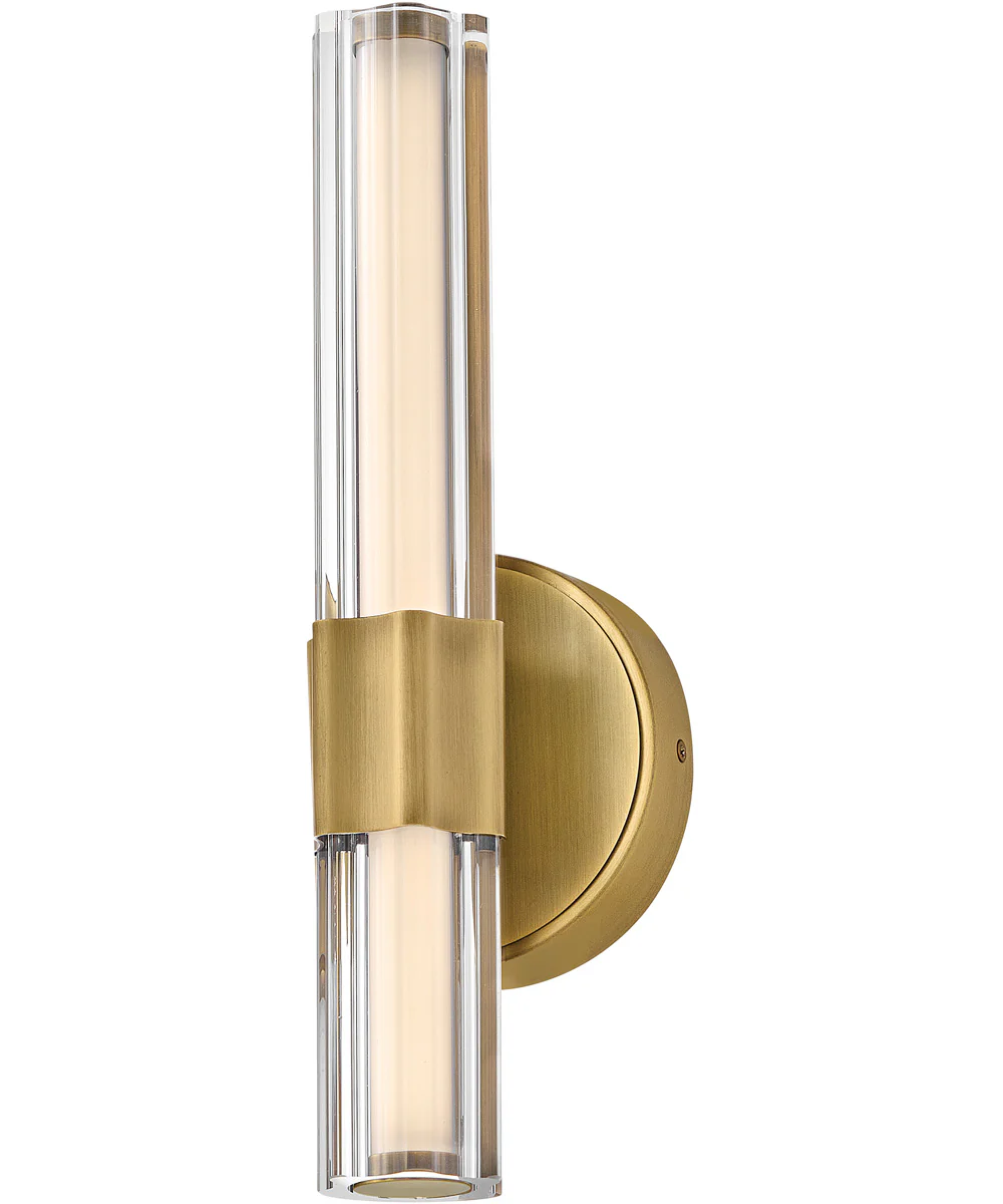 Georgette LED-Light Medium LED Sconce in Lacquered Brass - Image 4