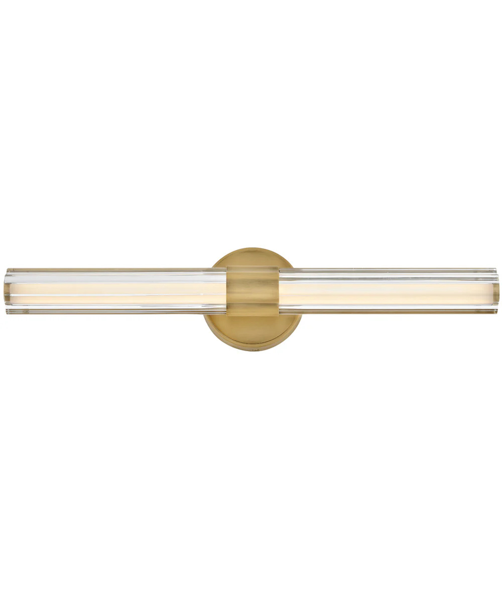 Georgette LED-Light Medium LED Vanity in Lacquered Brass - Image 3