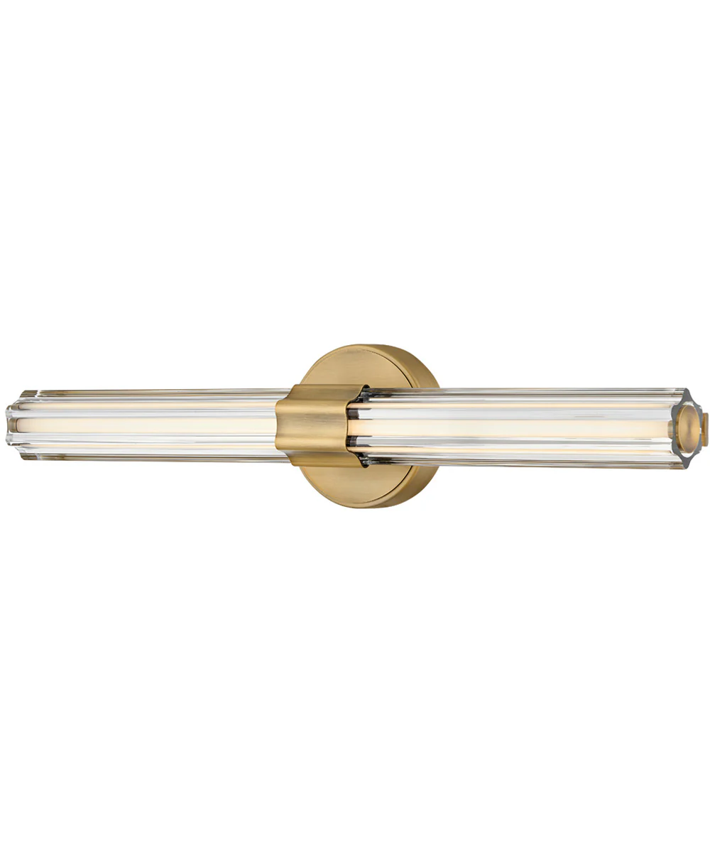 Georgette LED-Light Medium LED Vanity in Lacquered Brass - Image 4