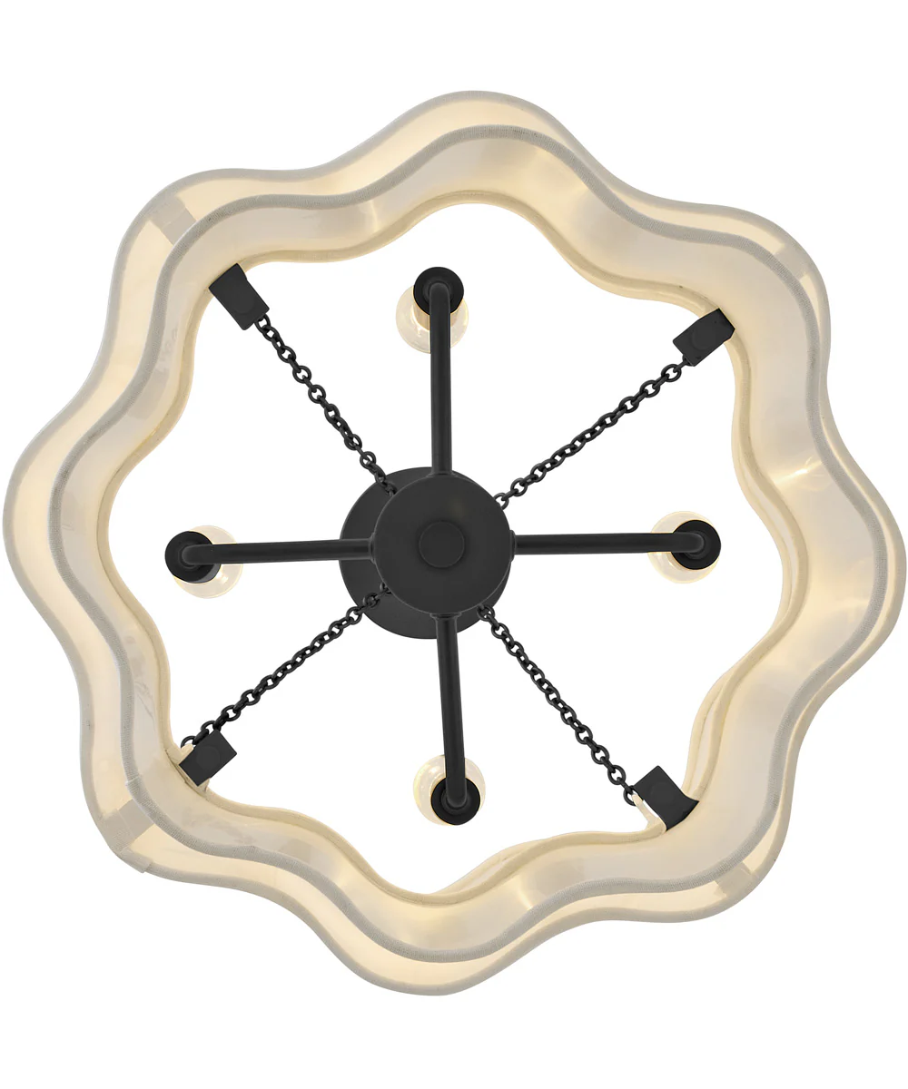 Gwen 4-Light Large Pendant in Black - Image 4