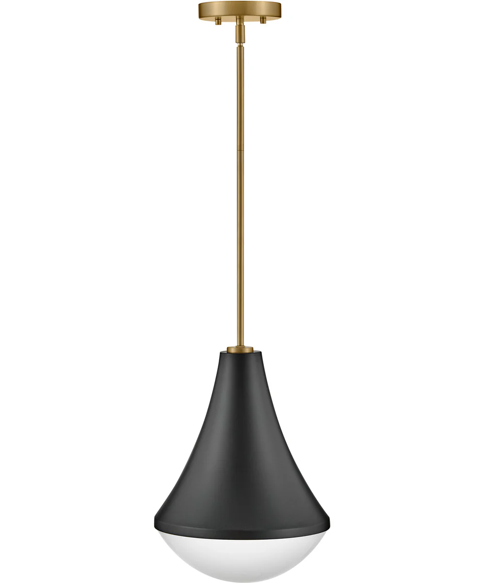 Haddie 1-Light Small Pendant in Black - Image 6
