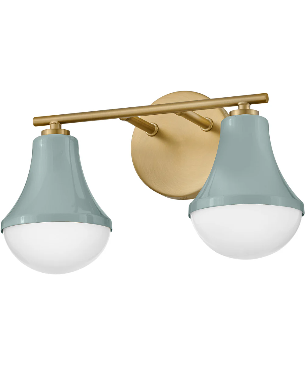 Haddie 2-Light Small Two Light Vanity in Seafoam - Image 5