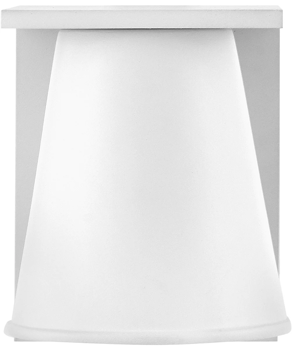 Hans Coastal Elements  1-Light Extra Small Wall Mount Lantern in Textured White - Image 3