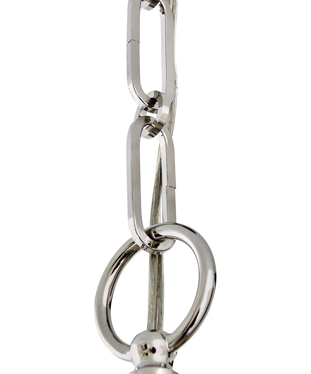 Harwich 5-Light Medium Chandelier in Polished Nickel - Image 6