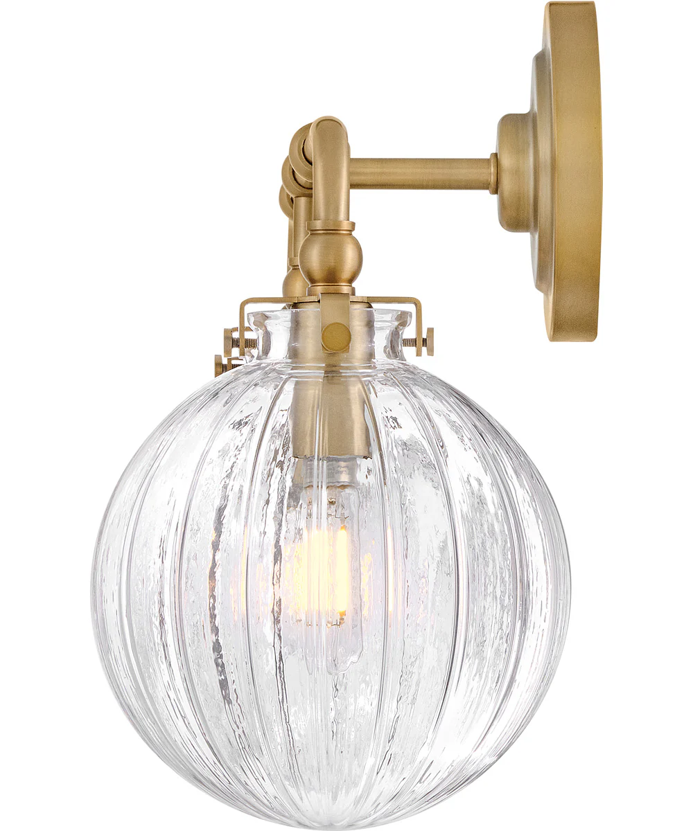 Helene 3-Light Medium Three Light Vanity in Lacquered Brass - Image 5