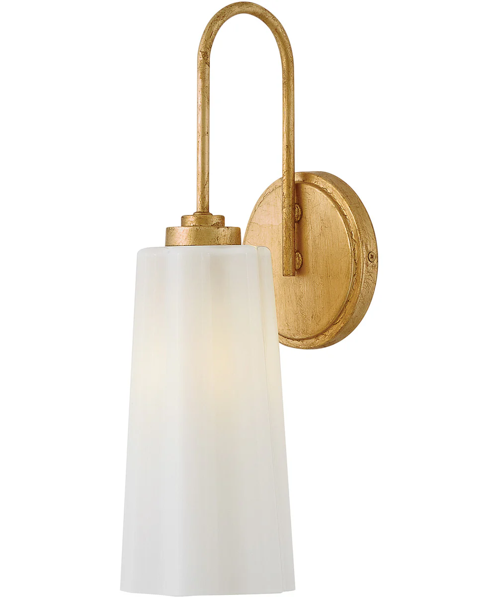 Honey 1-Light Medium Single Light Vanity in Distressed Brass - Image 2