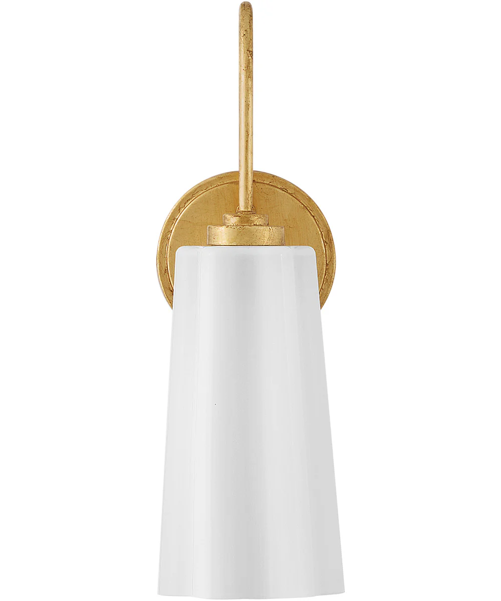 Honey 1-Light Medium Single Light Vanity in Distressed Brass - Image 3