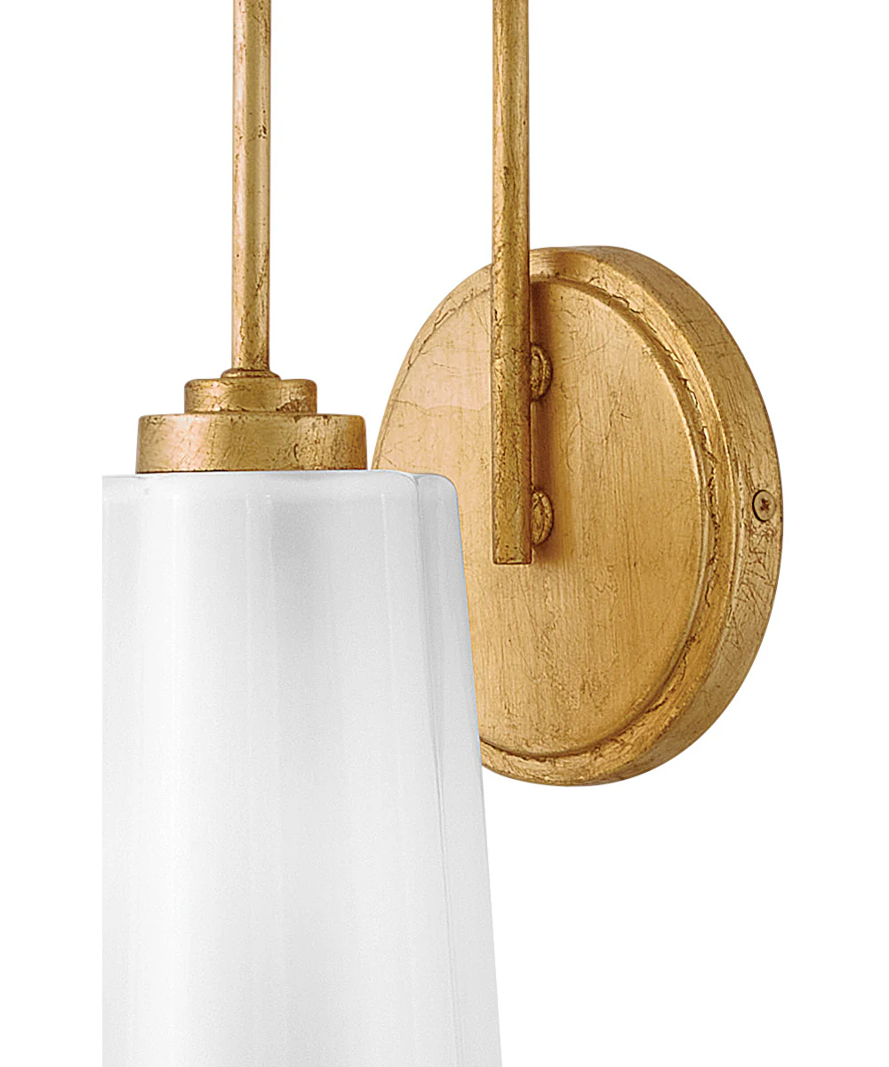 Honey 1-Light Medium Single Light Vanity in Distressed Brass - Image 6
