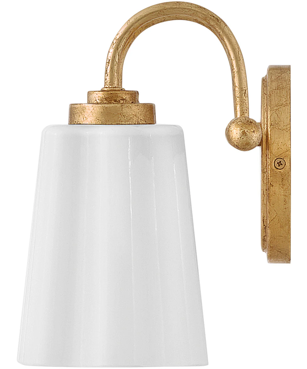 Honey 2-Light Small Two Light Vanity in Distressed Brass - Image 5