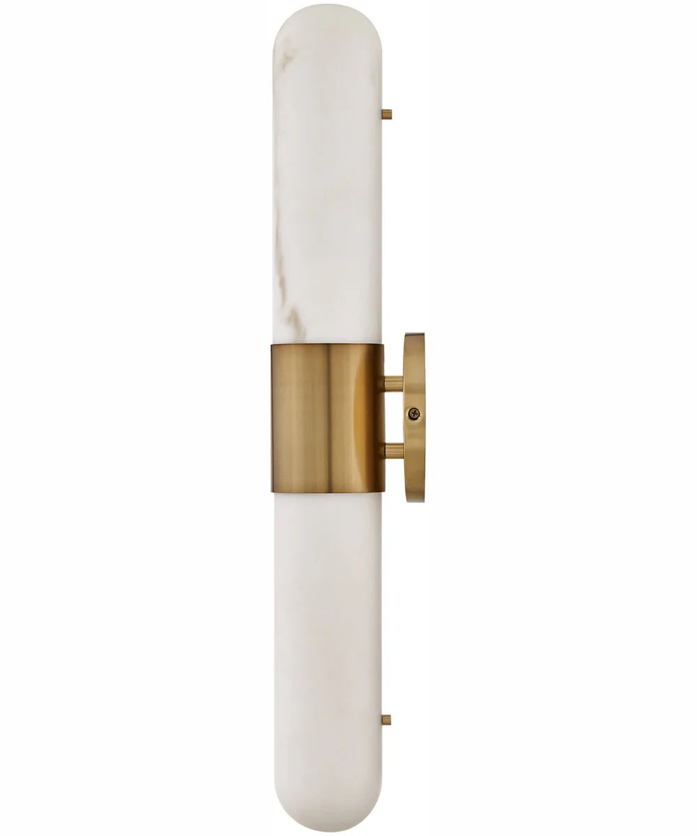 Ibiza LED-Light Medium LED Vanity in Heritage Brass - Image 5