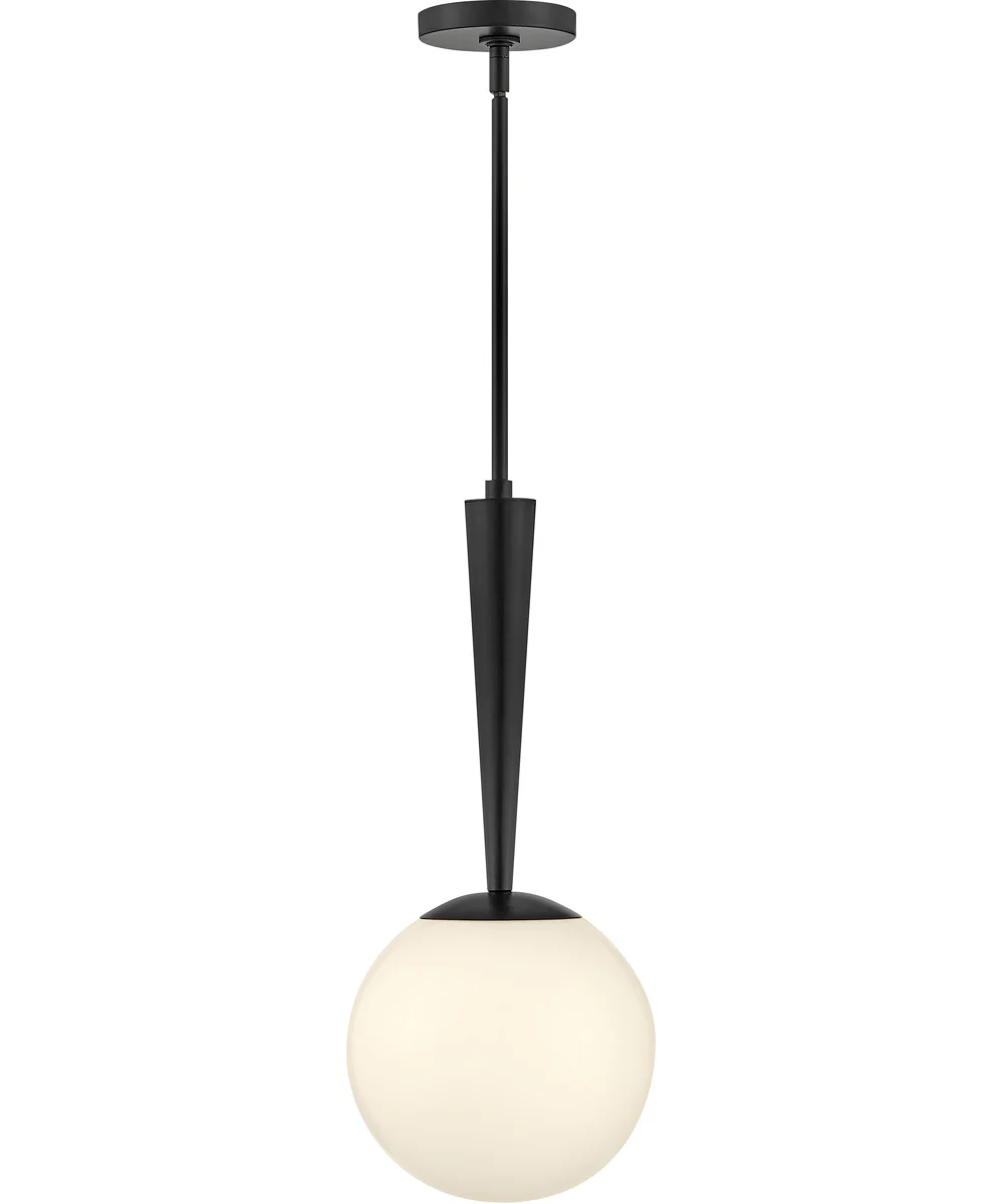 Izzy 1-Light Small Pendant in Black