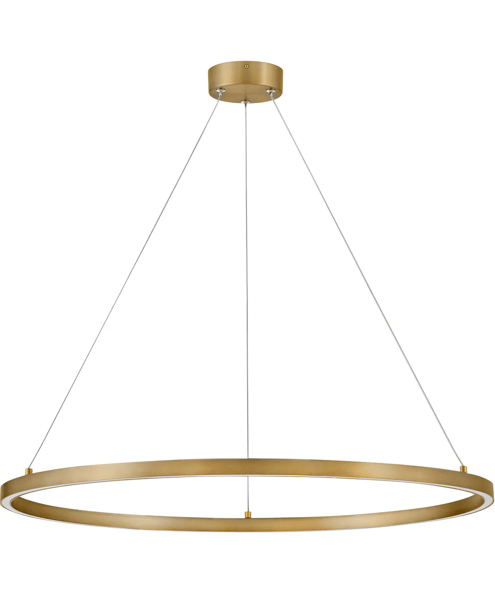 Kenna LED-Light Large Single Tier in Lacquered Brass - Image 2