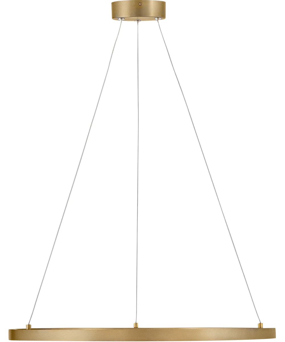Kenna LED-Light Medium Single Tier in Lacquered Brass - Image 3