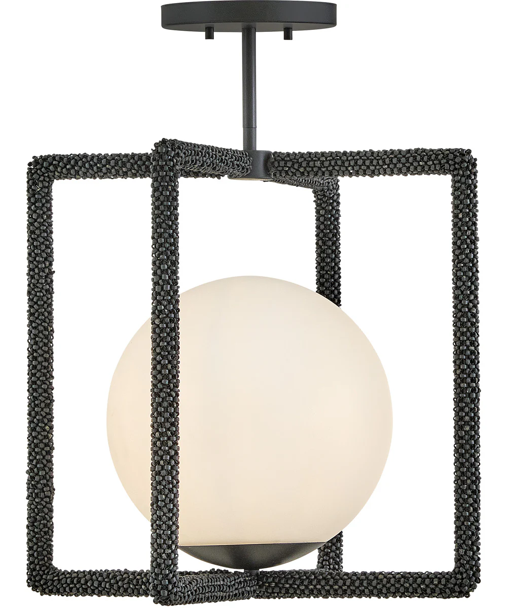 Keona 1-Light Medium Convertible Semi-Flush Mount in Painted Black Oxide - Image 6